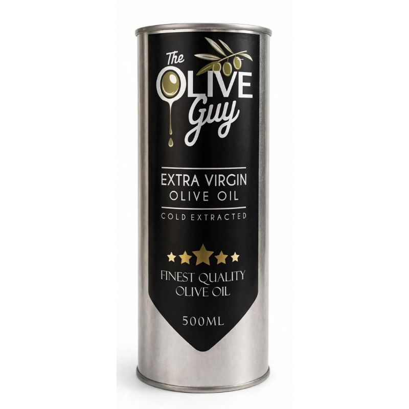 The Olive Guy 500ml extra virgin olive oil bottle cold-extracted in Western Cape